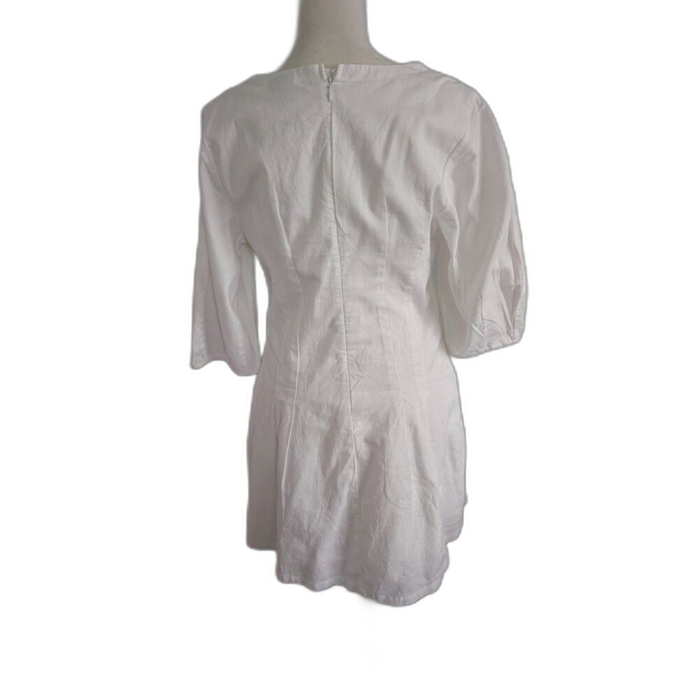 A New Day Women's White Mini Dress Size 4 NWT - Picture 2 of 6